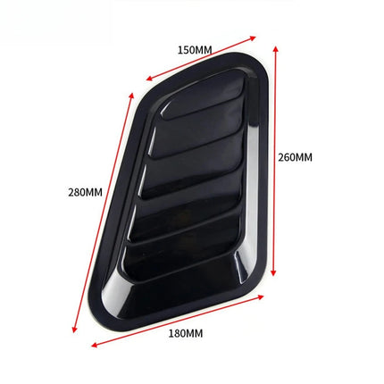 Carbon Fiber Hood Scoop Trim