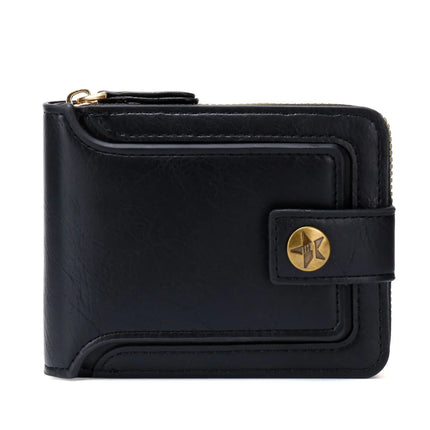 Vintage Trifold PU Wallet