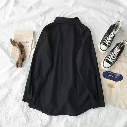 Oversized White Pocket Shirt