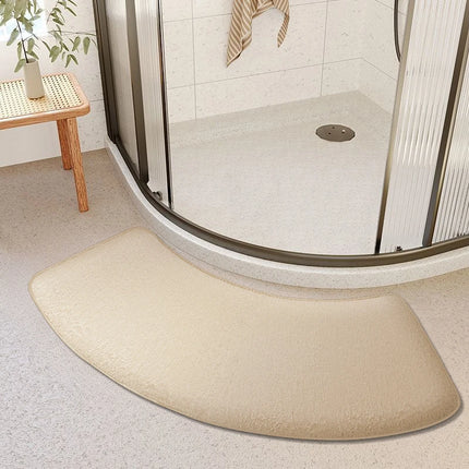 Thick Curved Absorbent Bathroom Mat