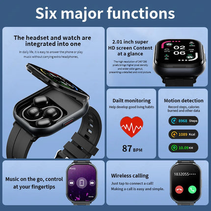 2-in-1 Smartwatch Headset