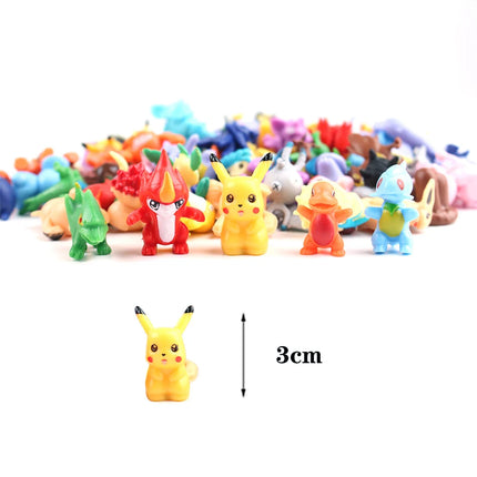 Mini Anime Action Figure Set