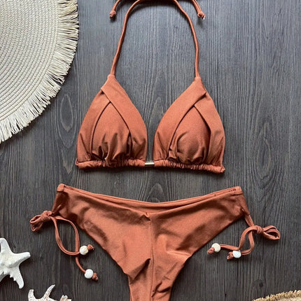Triangle Push-Up Bikini Set