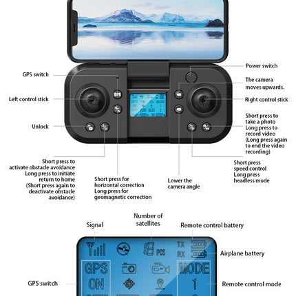 4K GPS Dual Camera Drone