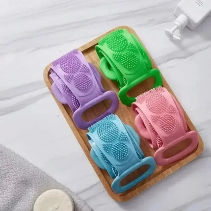 Silicone Back Scrubber Shower Belt