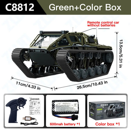 LED Tracked RC Tank Toy