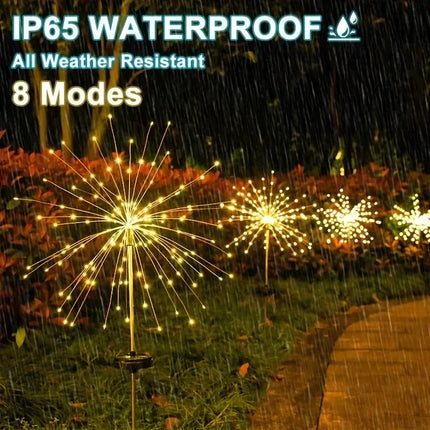 LED Solar Firework String Lights