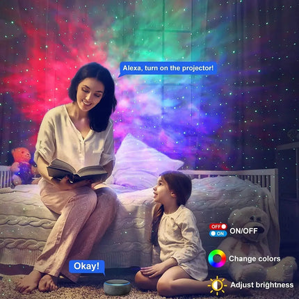 WiFi Aurora Galaxy Projector
