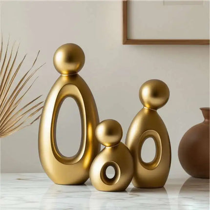 Modern Family Hollow Sculpture