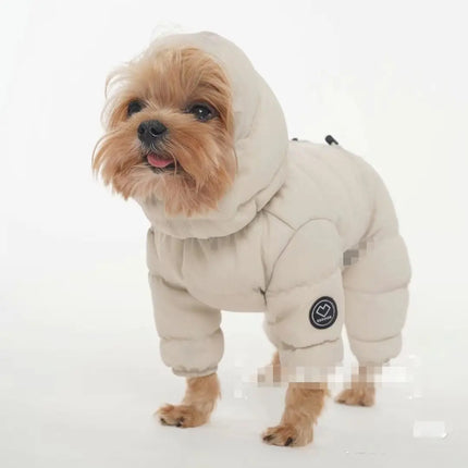 Warm Four-Legged Dog Coat