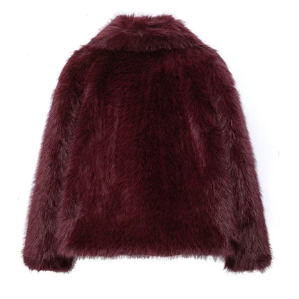 Women's Fluffy Faux Fur Coat