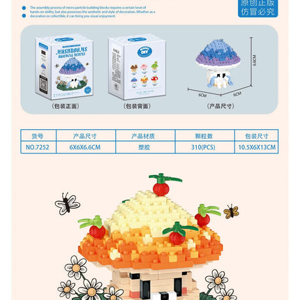 Mushroom Building Block Set
