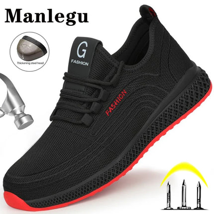 Unisex Breathable Steel Toe Safety Shoes