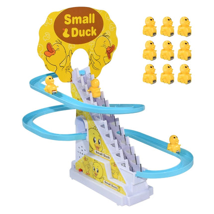 Electronic Duck and Penguin Climbing Track Toy