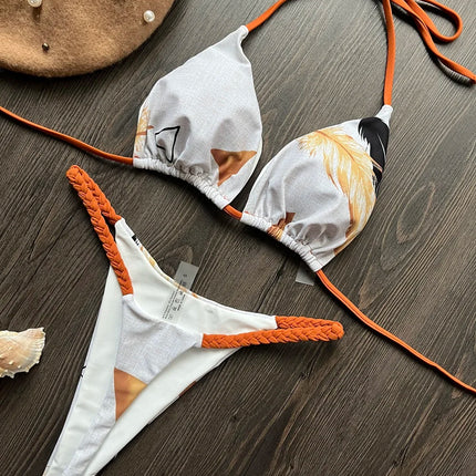 Leopard Print Bikini Set