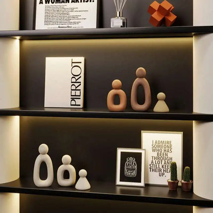 Modern Family Hollow Sculpture