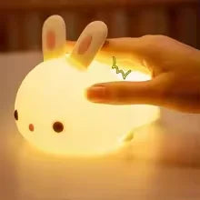 RGB Silicone Bunny Night Light