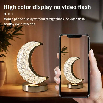 LED Moon Crystal Night Light