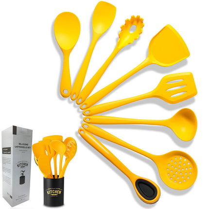 Silicone and Nylon Nonstick Kitchen Utensil Set