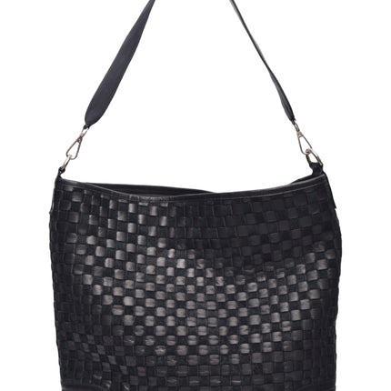 Soho Lane Woven Leather Shoulder Bag