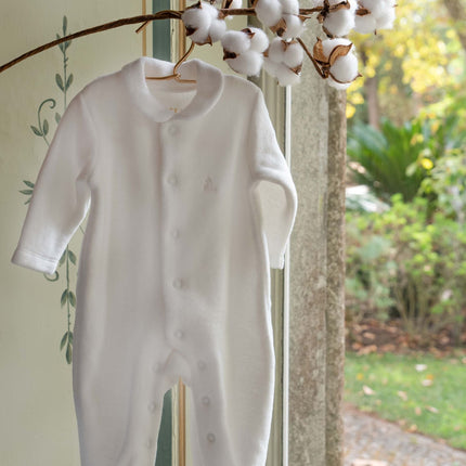Soft Long-Sleeve Baby Sleepsuit
