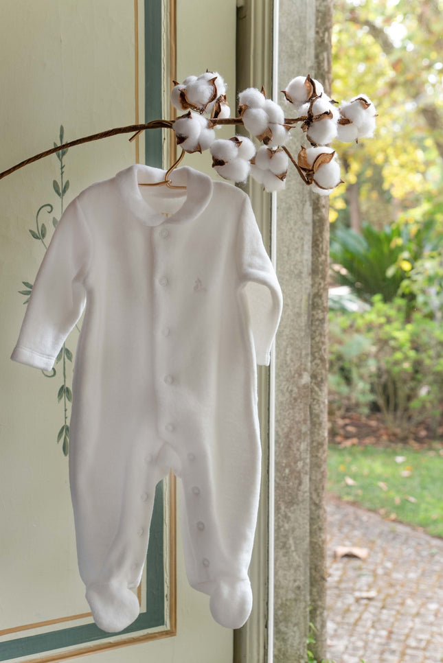 Soft Long-Sleeve Baby Sleepsuit