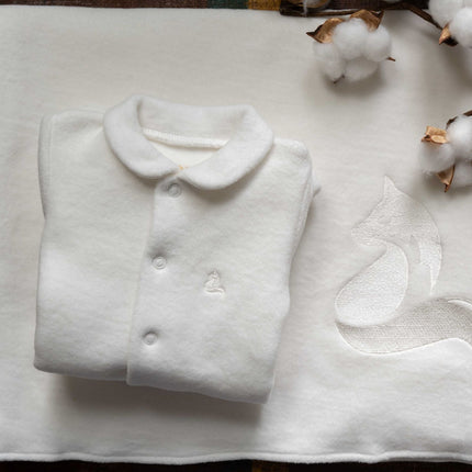 Soft Long-Sleeve Baby Sleepsuit