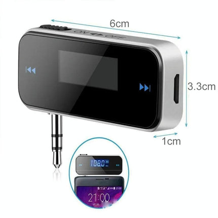 NNEIDS Mini Wireless Car Mp3 Player With 3.5Mm Audio Transmitter
