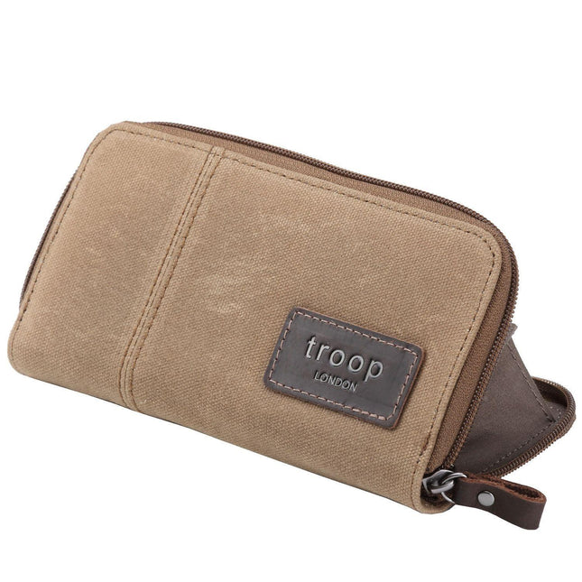 Canvas Zip Around Wallet Purse