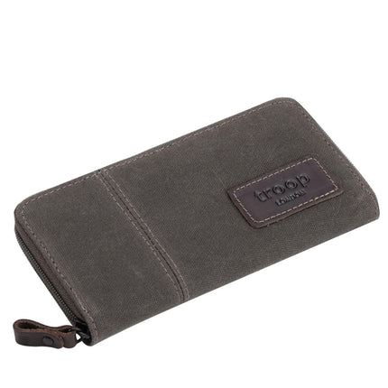 Canvas Zip Around Wallet Purse