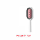 Pink short hair / Only Cleaning comb