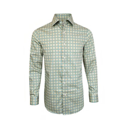 Men’s Geometric Slim Fit Shirt