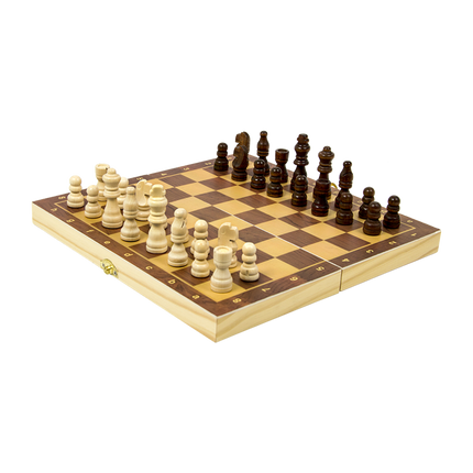 NNEDSZ Chess Board Games Folding Large Chess Wooden Chessboard Set Wood Toy Gift