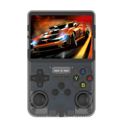 NNEDSZ Black Retro Portable Gaming Console with 128GB, 2 Memory Card - 3D Games, HD Display, and Dual Joysticks