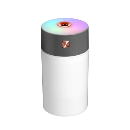 Gray 300ml USB Air Humidifier - Quiet Mini Humidifier for Bedroom, Office, Car