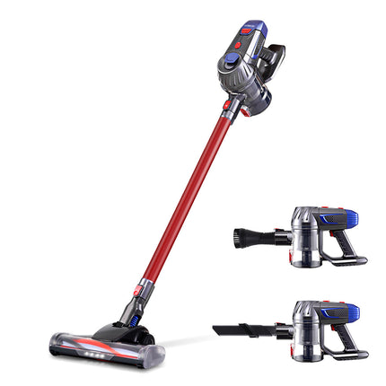 NNEDSZ Handheld Vacuum Cleaner Cordless Stick Handstick Vac Bagless 2-Speed Headlight Red