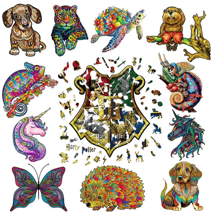Wooden Animal Puzzle Kit