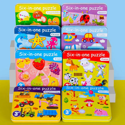 Wooden Animal Puzzle Set