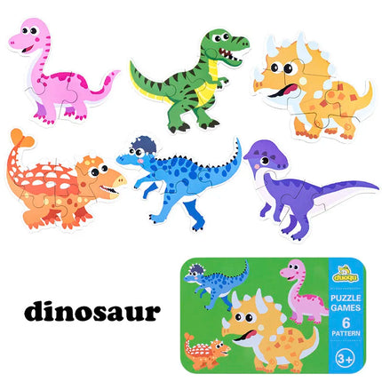 Wooden Animal Puzzle Set