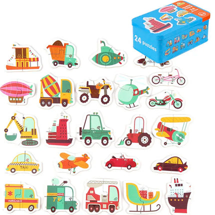 Wooden Animal Puzzle Set