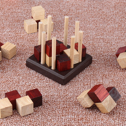 Wooden Educational Building Blocks for Children (4-6 Years)