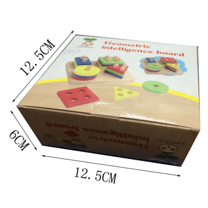 Wooden Geometric Shapes Puzzle