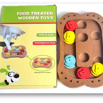 Wooden Puzzle Toy for Dogs
