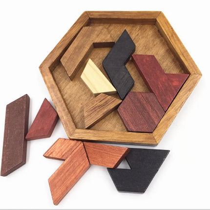 Wooden geometric Shape Jigsaw Puzzle