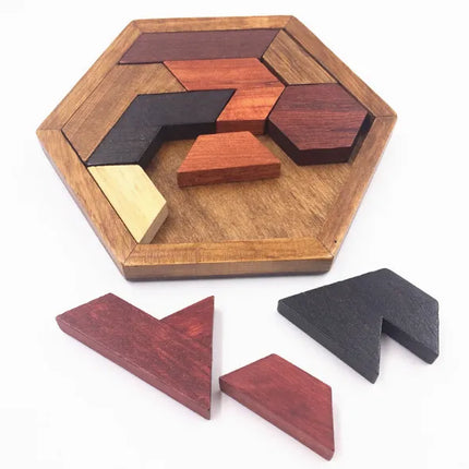 Wooden geometric Shape Jigsaw Puzzle