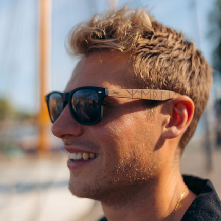 Eyewood | Engraved wooden sunglasses - Viking Runes