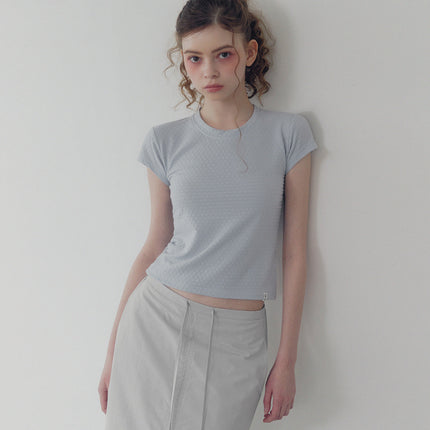 [TWEE] Ruen Jacquard Short-Sleeve T-Shirt