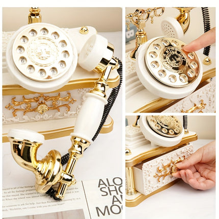 Vintage Telephone Music Box with 8 Melodies