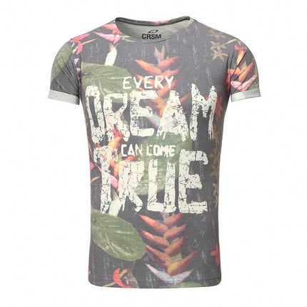 Men’s Printed Casual Graphic Tee