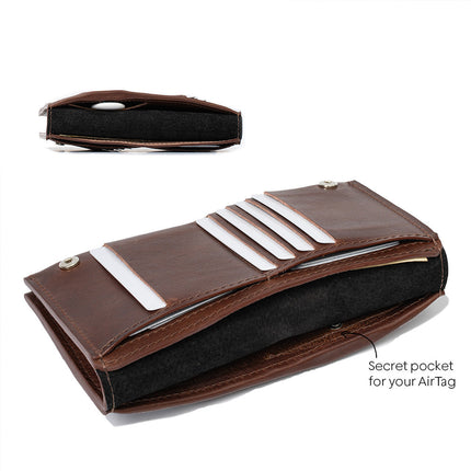 Continental AirTag Leather Wallet